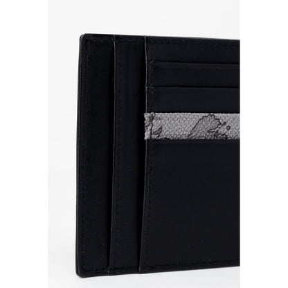 Porte-cartes en cuir gris Alviero Martini Prima Classe
