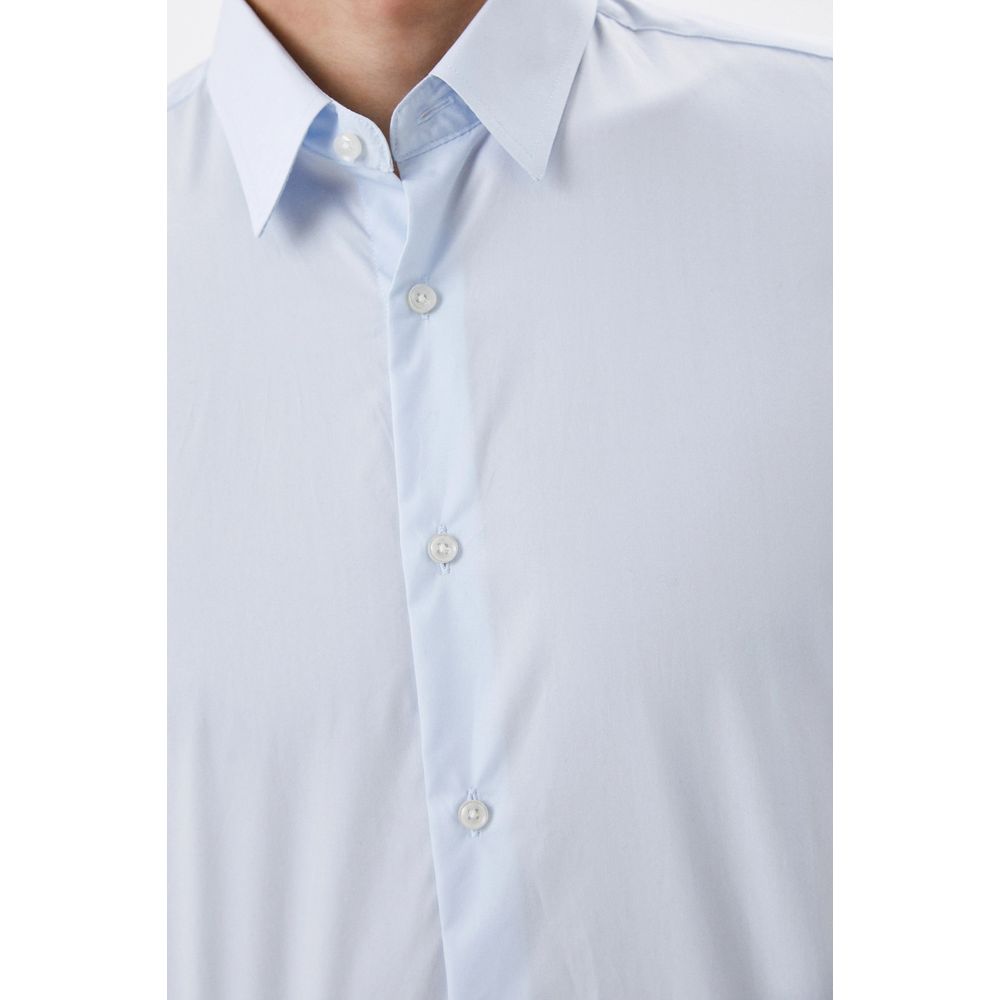 Antony Morato blauw katoenen overhemd