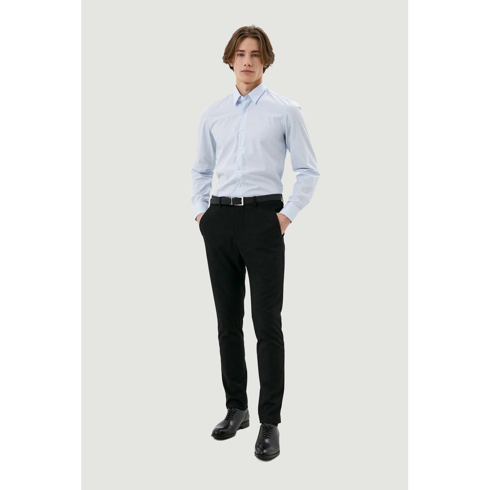 Antony Morato blauw katoenen overhemd