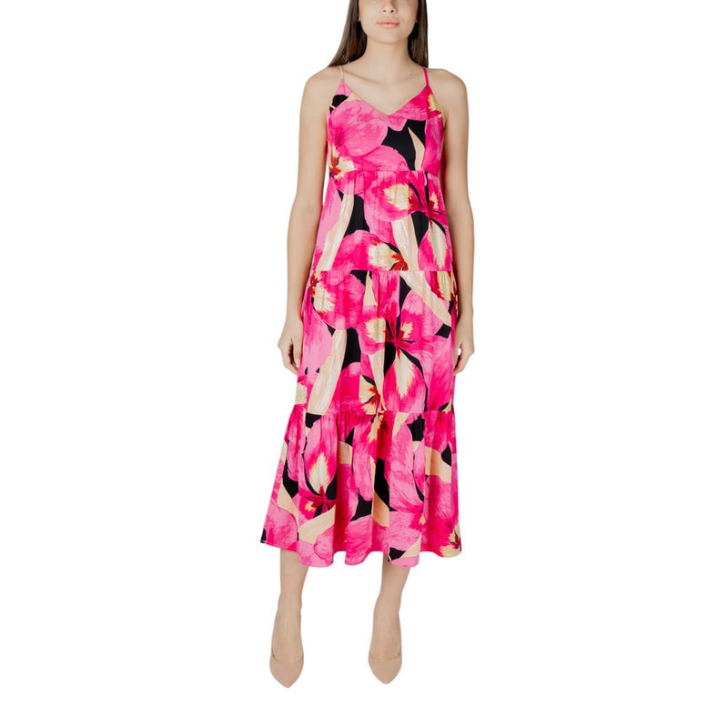 Only ONLALMA LIFE VIS STRAP LONG DRESS AOP 15256836 - Multicolor