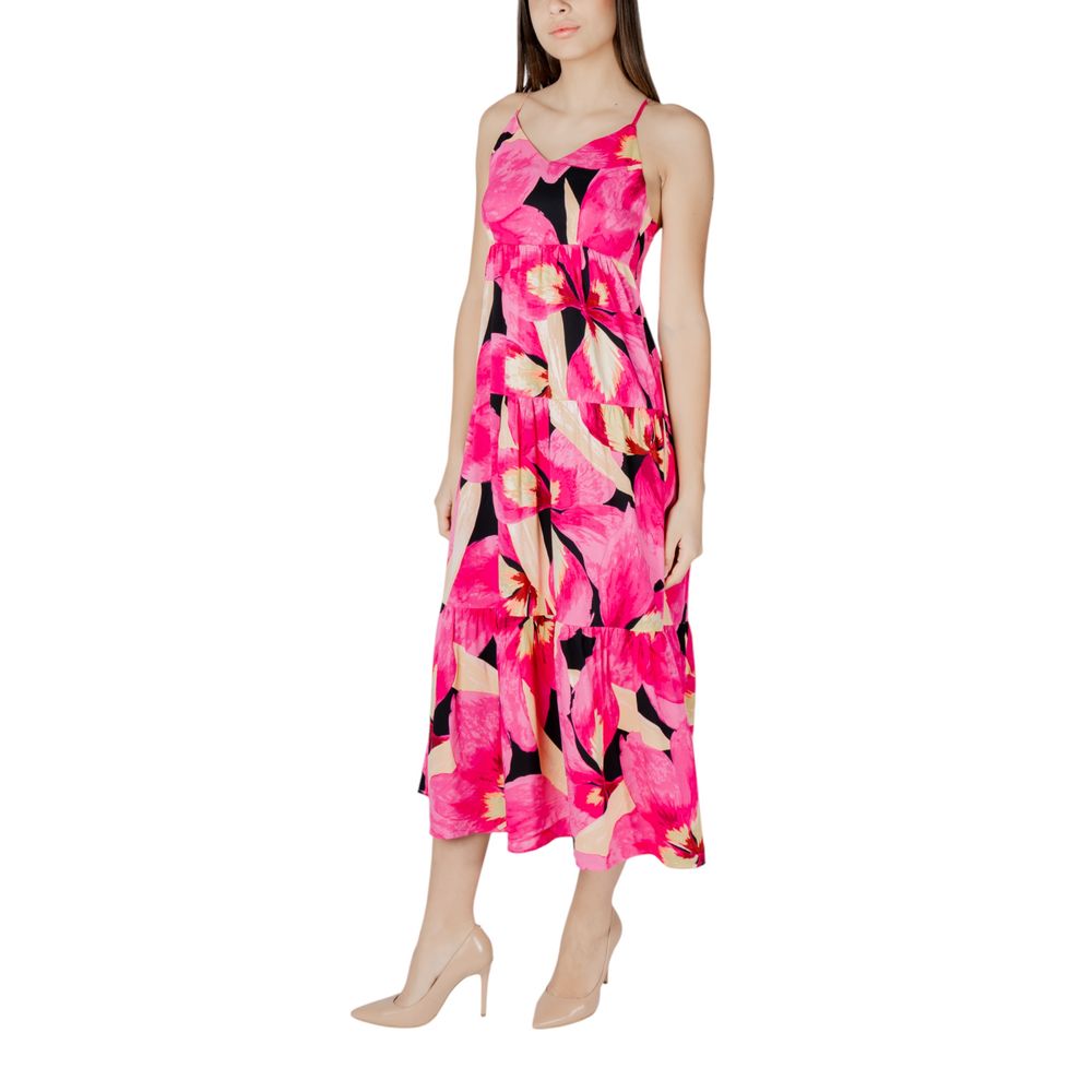 Only ONLALMA LIFE VIS STRAP LONG DRESS AOP 15256836 - Multicolor