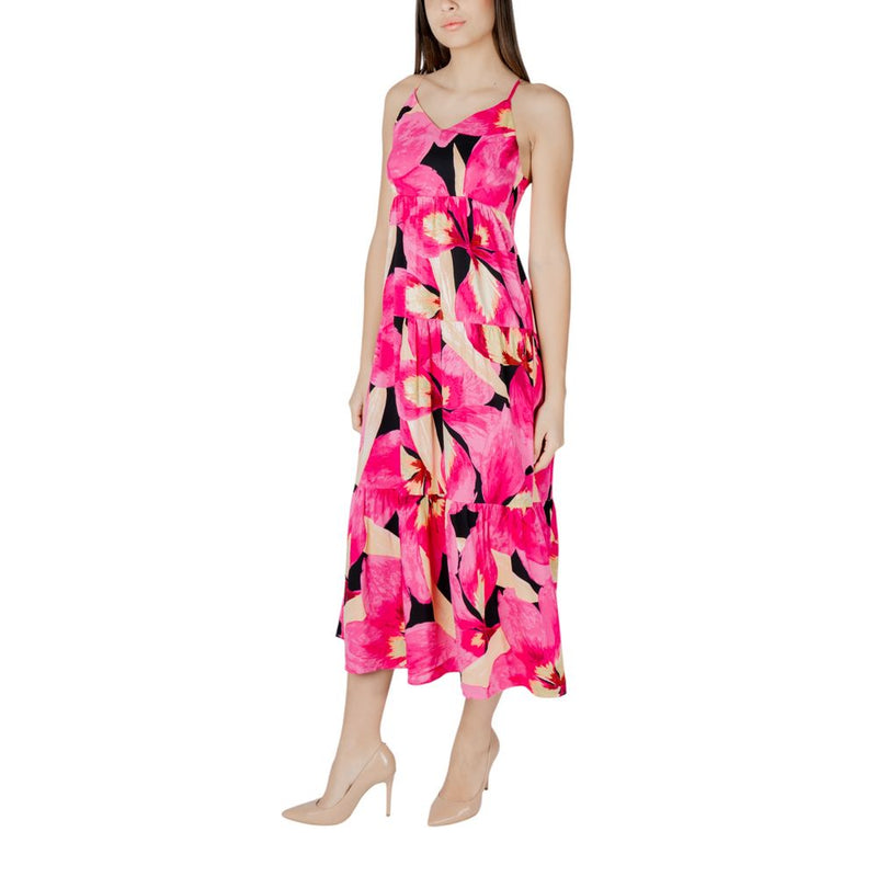 Only ONLALMA LIFE VIS STRAP LONG DRESS AOP 15256836 - Multicolor