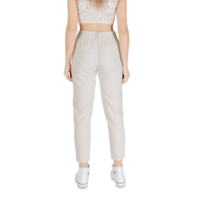 Only Bicolor Linen Pant - Élégants Pantalons Femmes Printemps