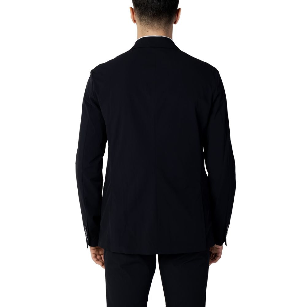 Blazer en coton bleu Armani Exchange