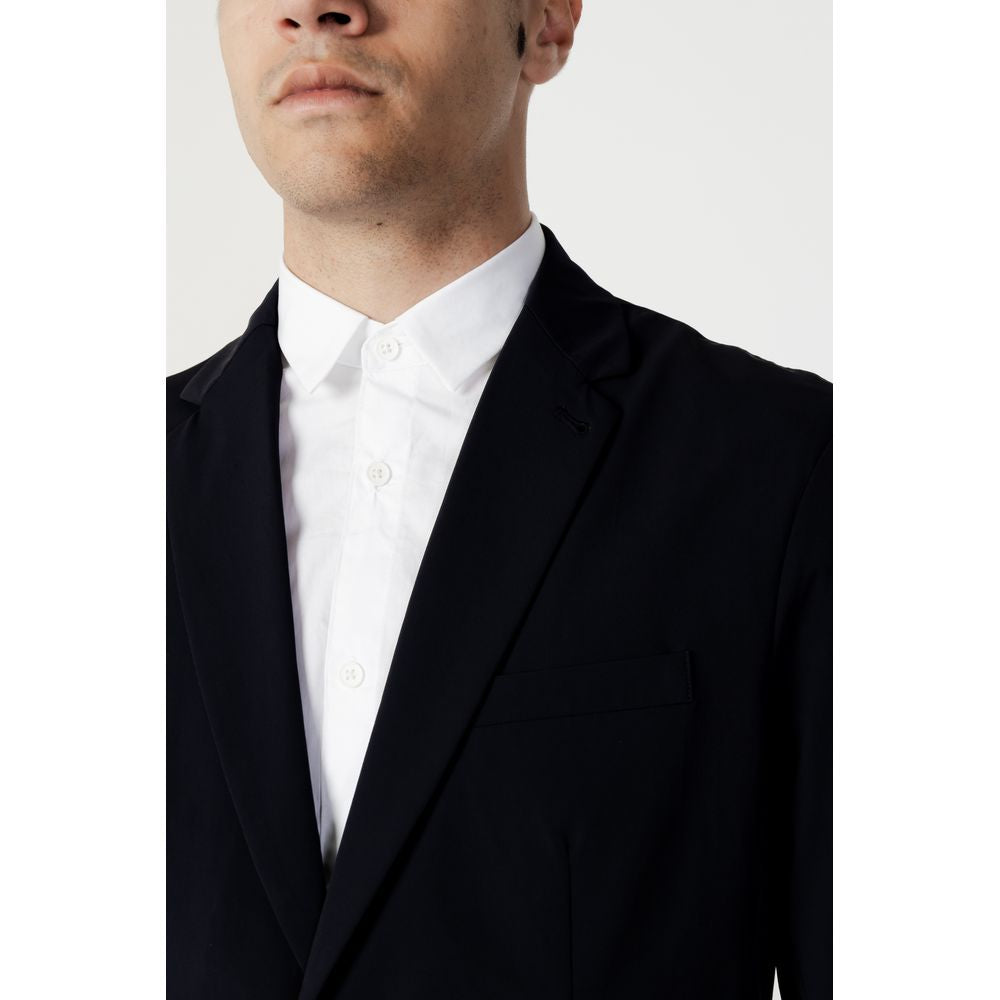 Blazer en coton bleu Armani Exchange