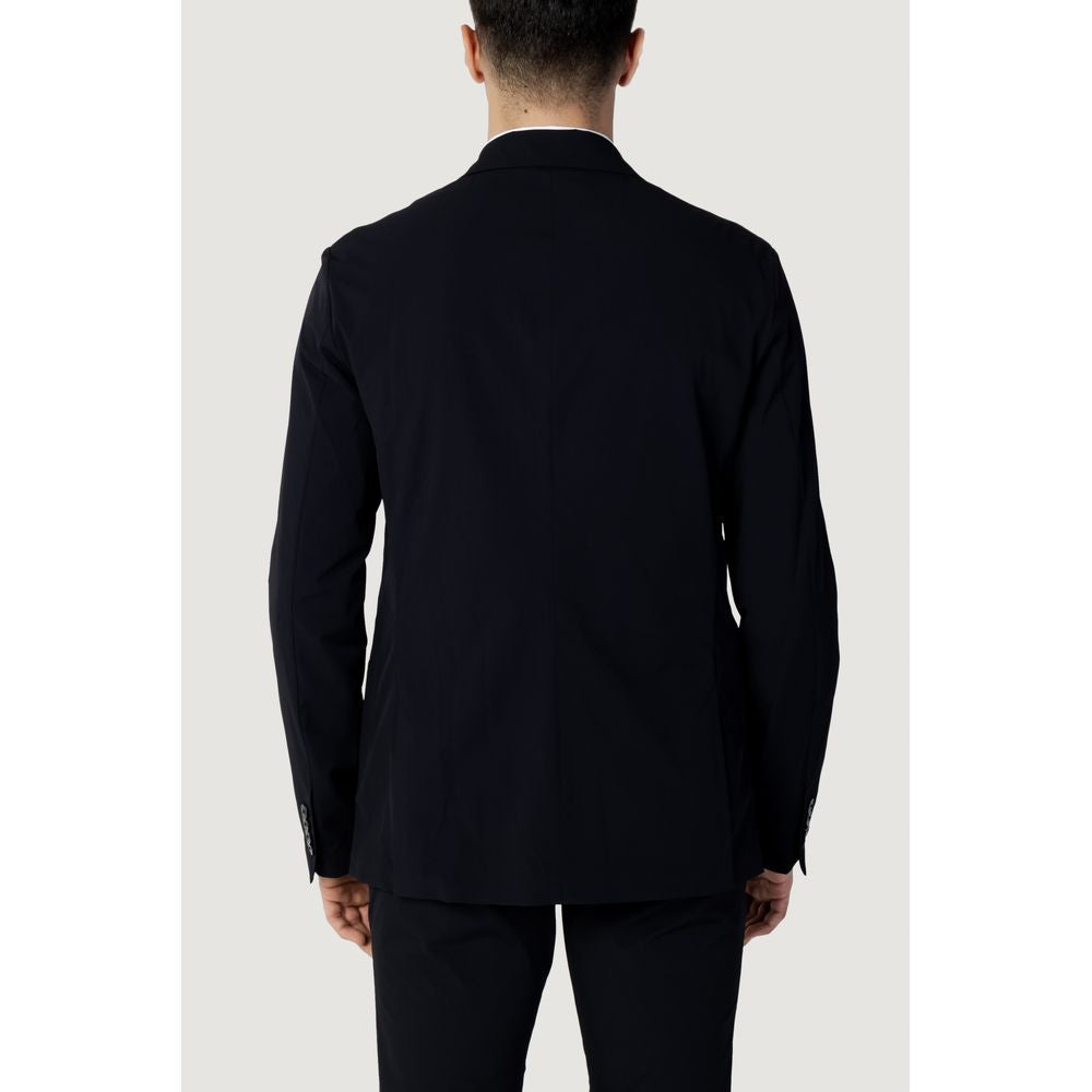 Blazer en coton bleu Armani Exchange