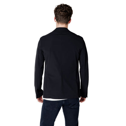 Armani Exchange zwarte katoenen blazer
