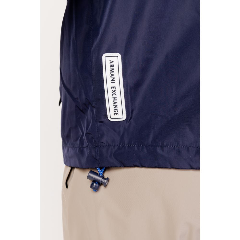 Vestes et manteaux en polyester bleu Armani Exchange
