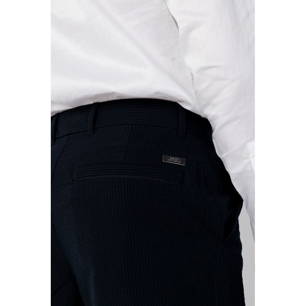 Pantalon en coton bleu Armani Exchange