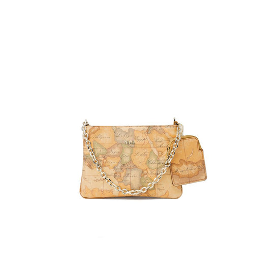 Alviero Martini Prima Classe Sac à main en cuir beige