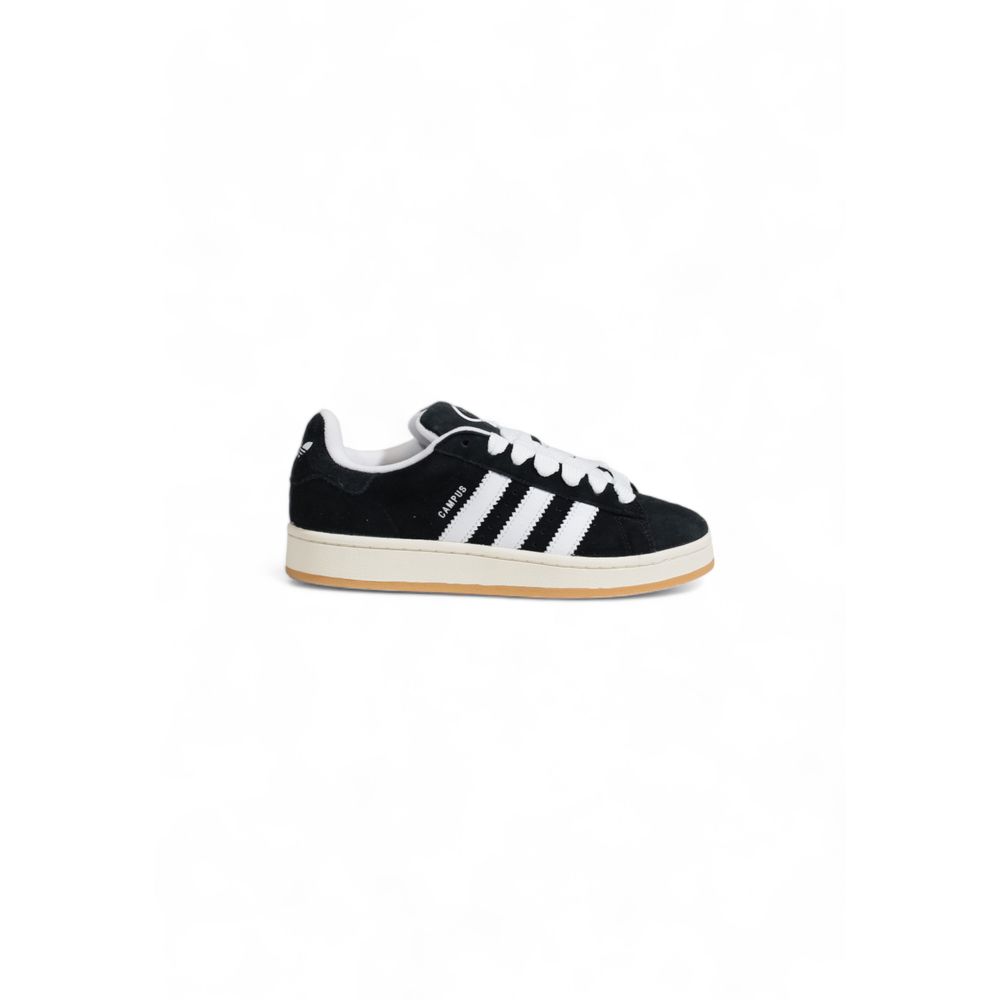 Baskets en cuir suédé noir Adidas