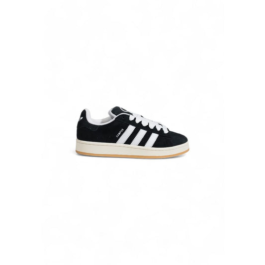 Baskets en cuir suédé noir Adidas