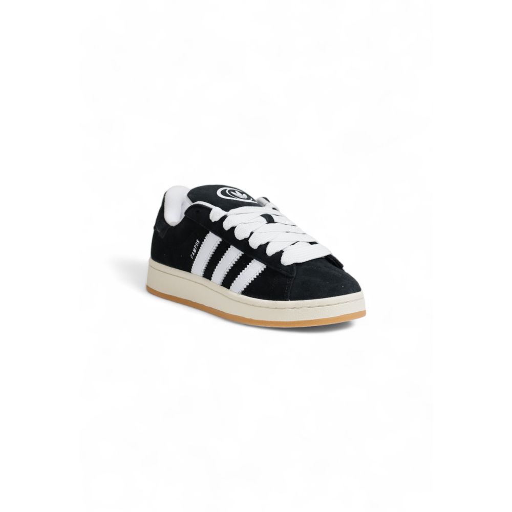 Baskets en cuir suédé noir Adidas