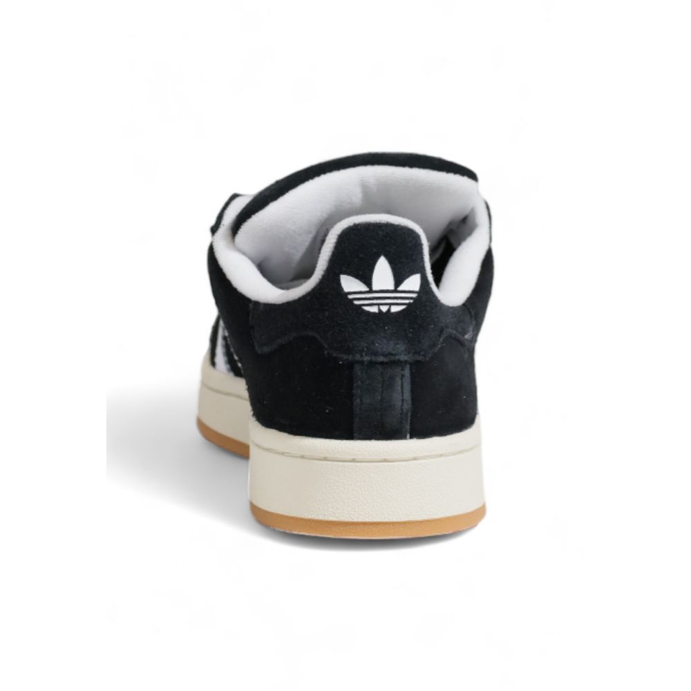 Baskets en cuir suédé noir Adidas