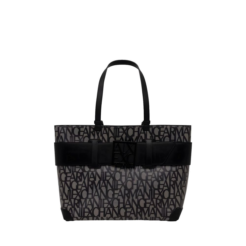 Armani Exchange Black Polyethylene Handbag - Model 949127 3F742
