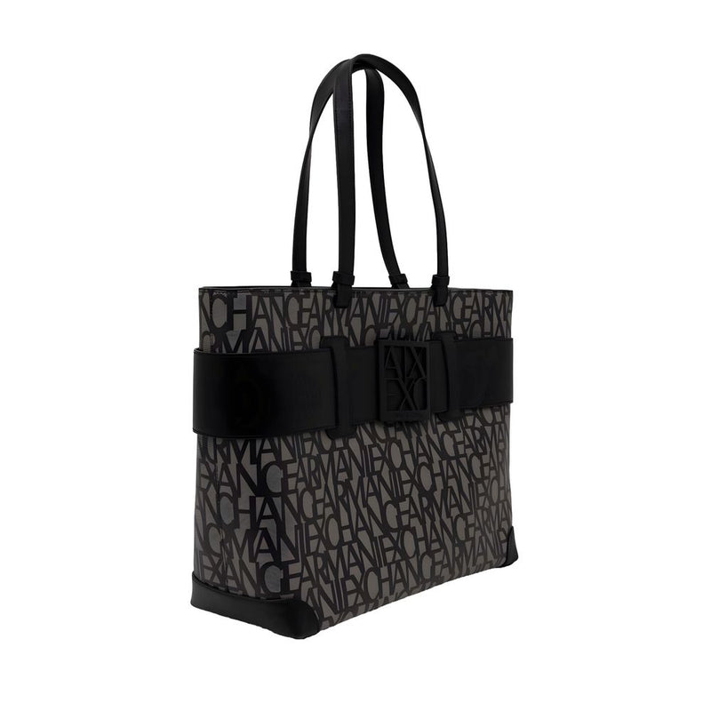 Armani Exchange Black Polyethylene Handbag - Model 949127 3F742