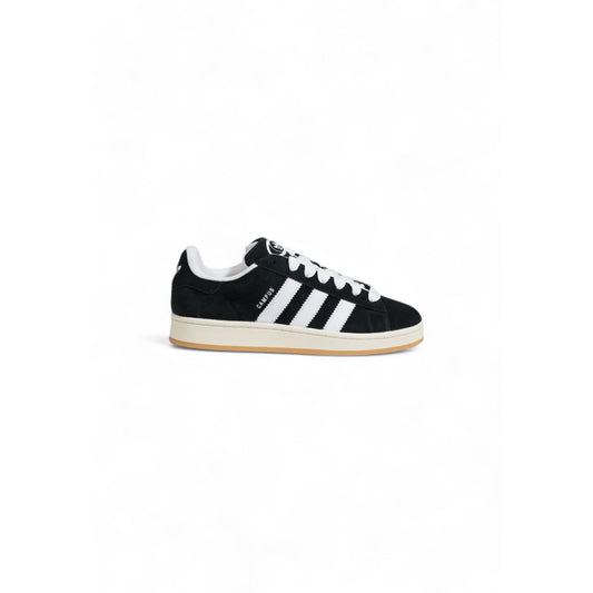 Baskets en cuir suédé noir Adidas