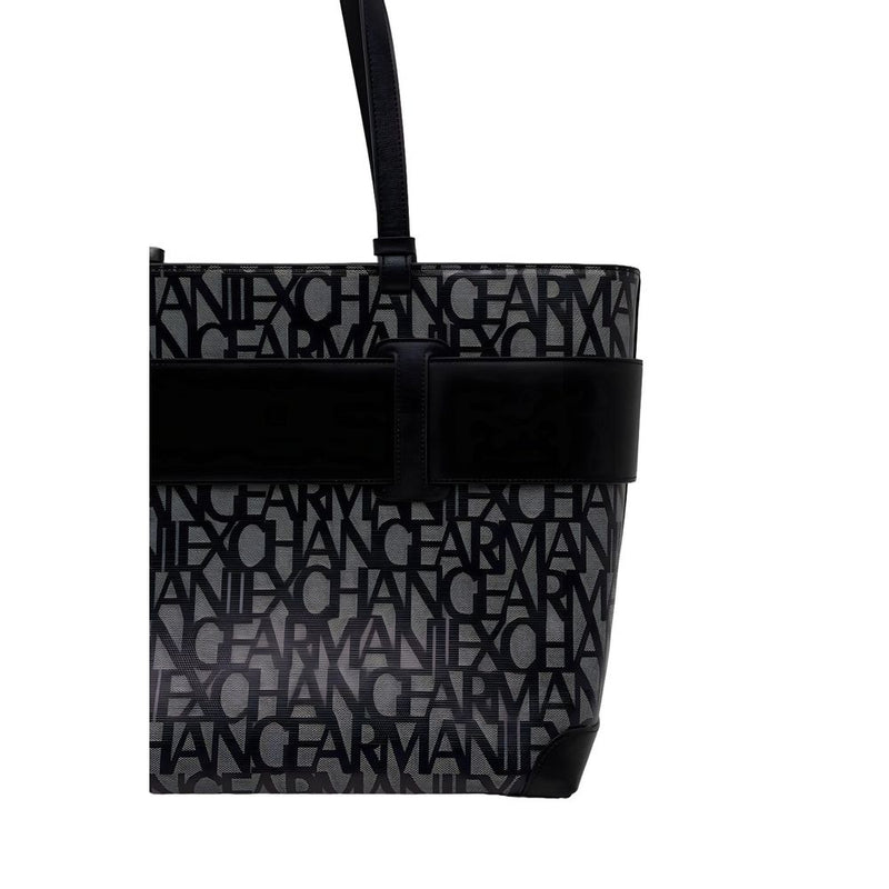 Armani Exchange Black Polyethylene Handbag - Model 949127 3F742