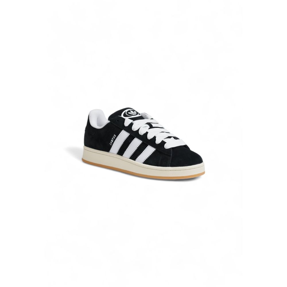 Baskets en cuir suédé noir Adidas