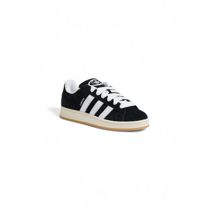 Baskets en cuir suédé noir Adidas