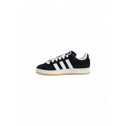 Baskets en cuir suédé noir Adidas