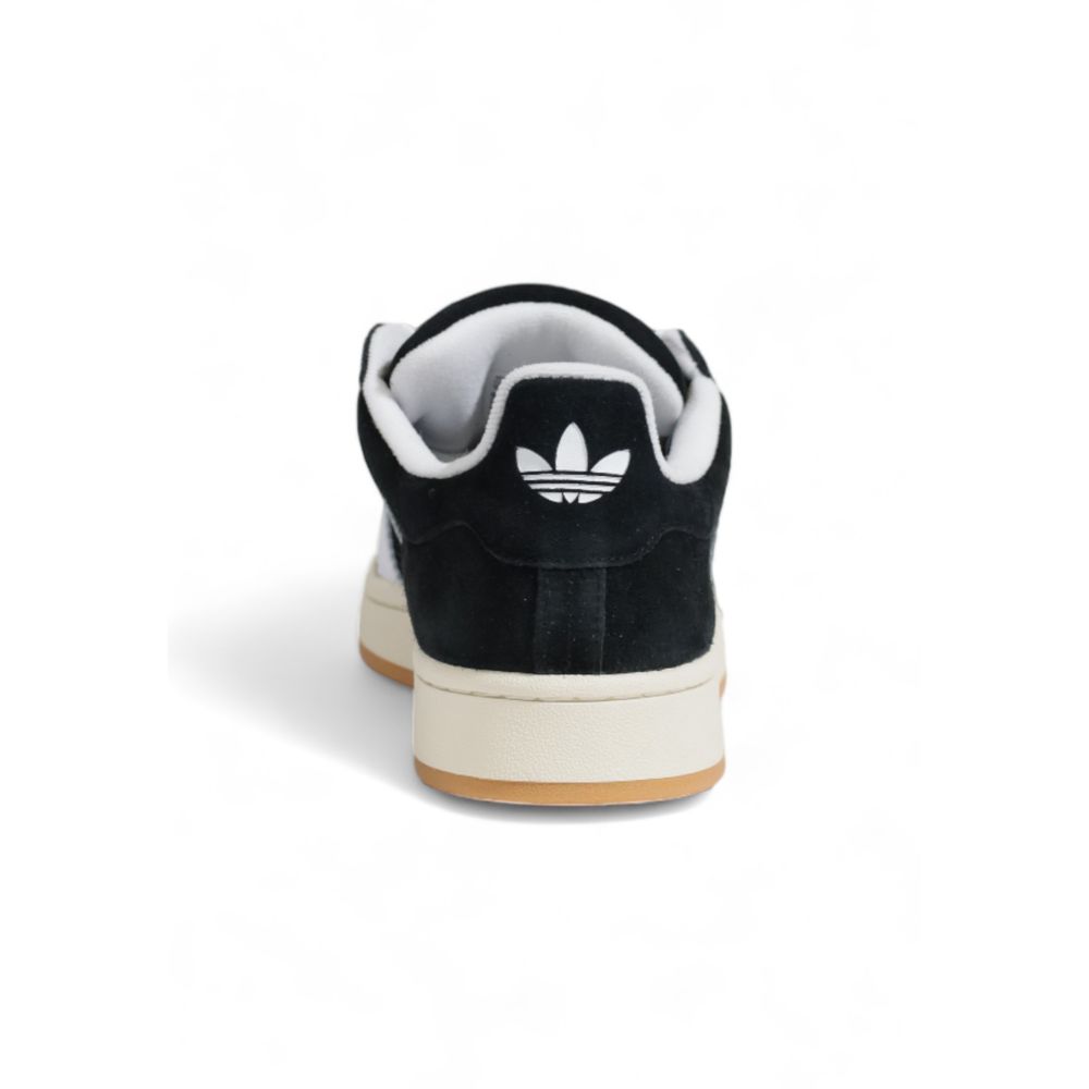 Baskets en cuir suédé noir Adidas