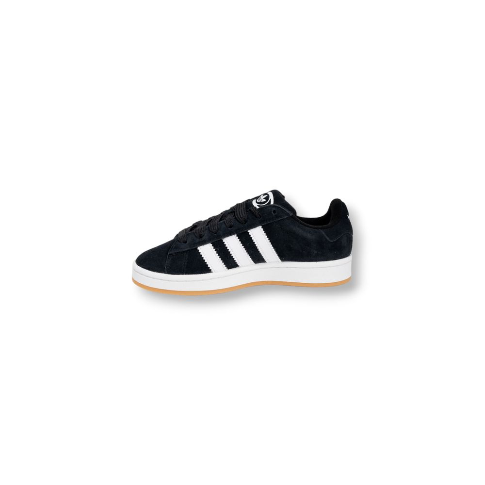 Baskets en cuir noir Adidas