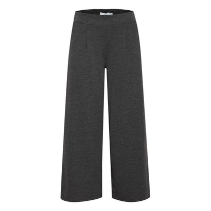 ICHI Gray Recycled Polyester Pant