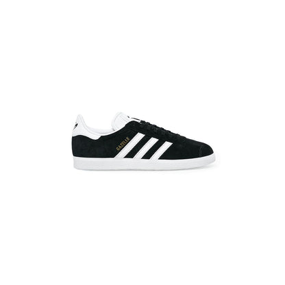 Baskets en cuir noir Adidas