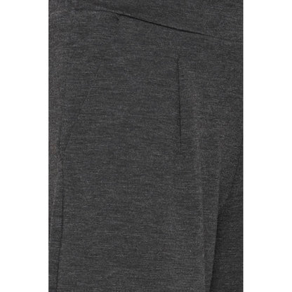 ICHI Gray Recycled Polyester Pant