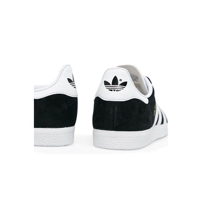 Baskets en cuir noir Adidas