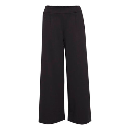 ICHI Black Recycled Polyester Pant
