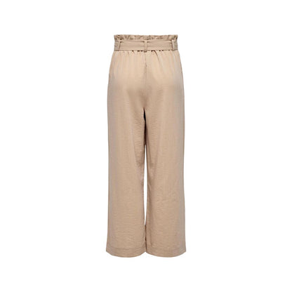 Only Beige Viscose Pant