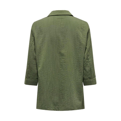 Blazer en viscose verte uniquement