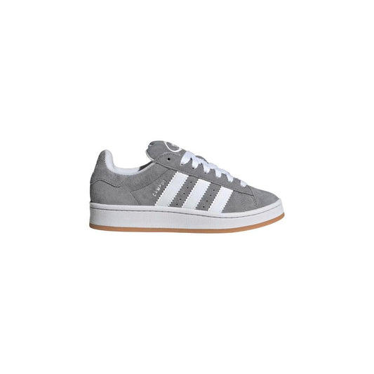 Baskets en cuir gris Adidas