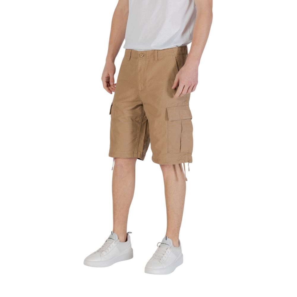 Jack Jones Bermuda Beige en Coton - Modèle Jpstcole Barkley