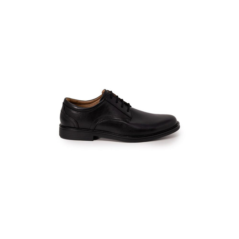 Clarks Un Aldric Lace Black Leather Oxfords for Men