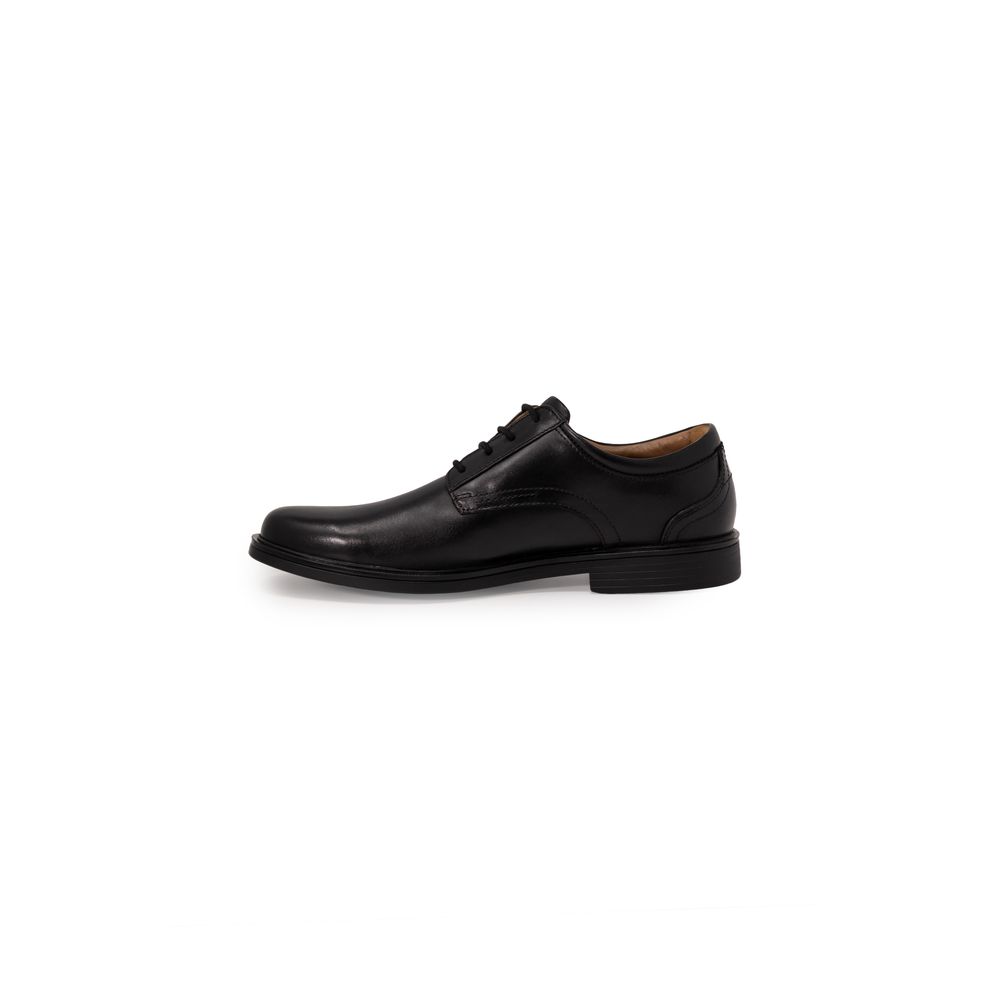 Clarks Un Aldric Lace Black Leather Oxfords for Men