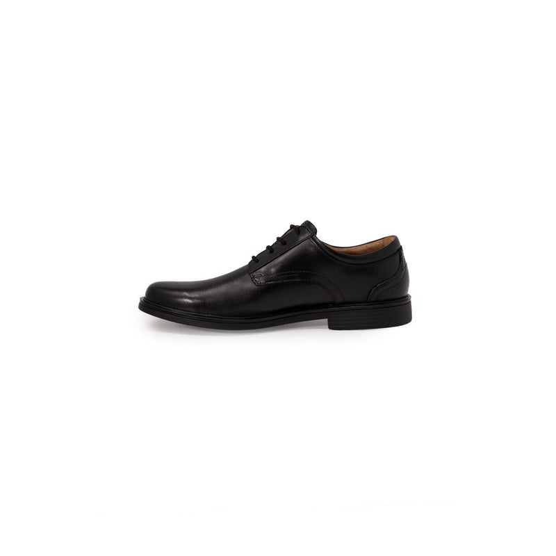 Clarks Un Aldric Lace Black Leather Oxfords for Men