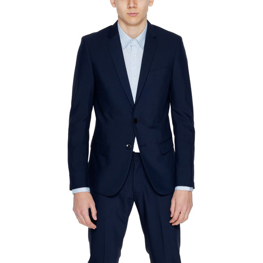 Antony Morato blauwe polyester blazer