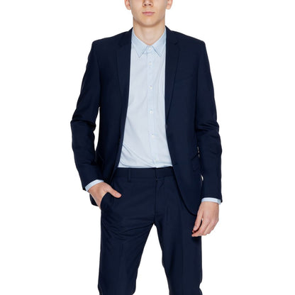Antony Morato blauwe polyester blazer