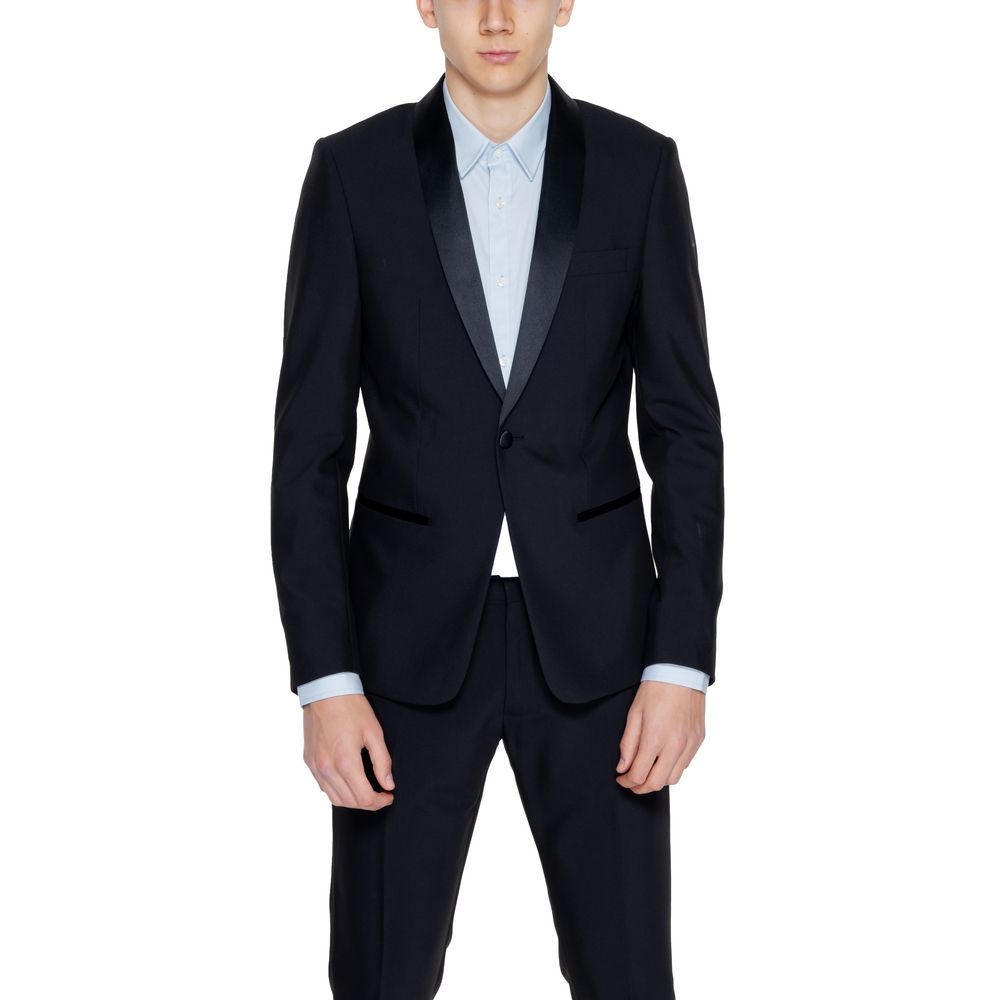 Antony Morato zwarte polyester blazer