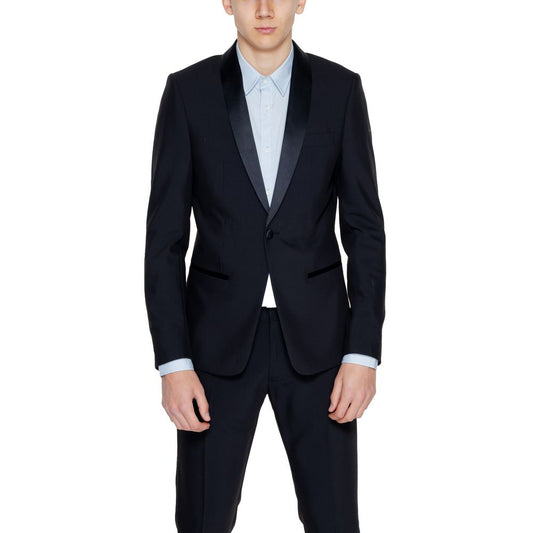 Antony Morato zwarte polyester blazer