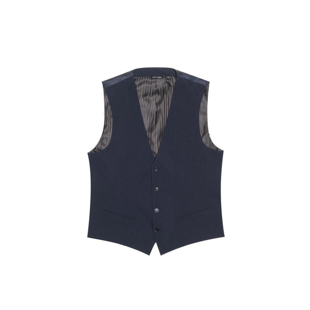 Antony Morato blauwe polyester gilet