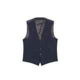 Antony Morato Blue Polyester Waistcoat MMVS00009-FA600255