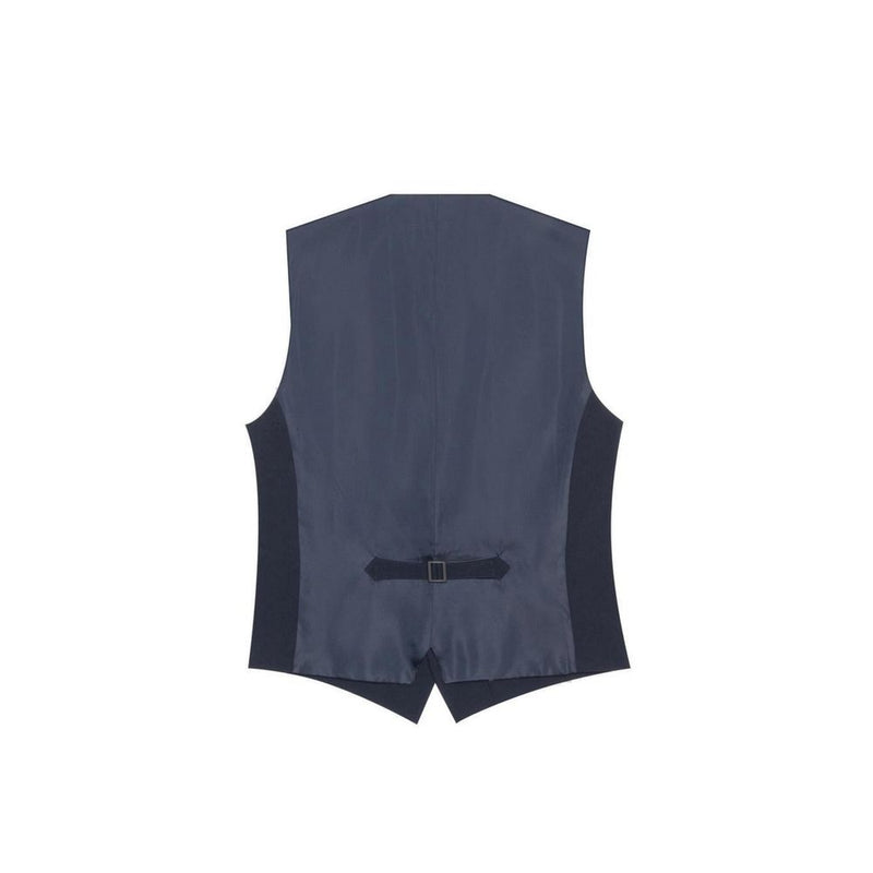 Antony Morato Blue Polyester Waistcoat MMVS00009-FA600255