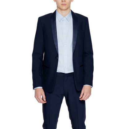 Antony Morato blauwe polyester blazer