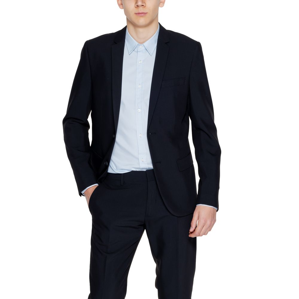 Antony Morato Blazer Noir en Polyester - Élégance Contemporaine