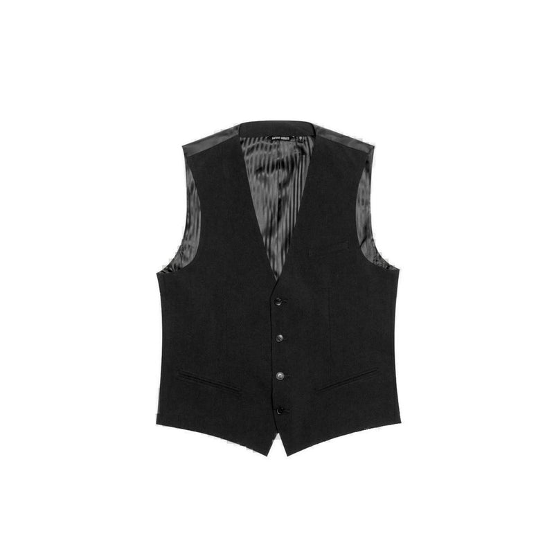 Antony Morato Black Polyester Waistcoat for Men - MMVS00009-FA600255
