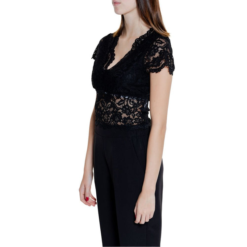 Morgan De Toi 241-DANSA Top Noir - Design Élégant en Dentelle
